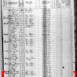 1870 census with Elias Thompson and family